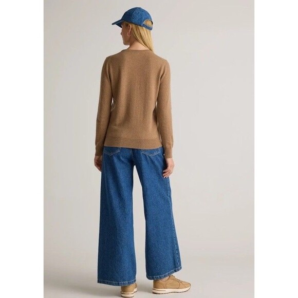 Quince Mongolian Cashmere Crewneck Sweater Sz Small - Picture 2 of 7